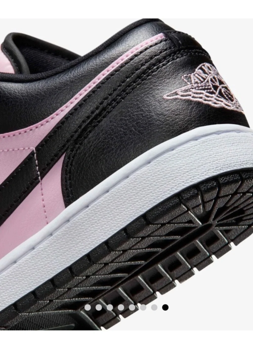 SOLD OUT❣️ Women’s Air Jordan 1 Low SE 'Pink Foam Black' | Women's Size 7.5 - Picture 8 of 8